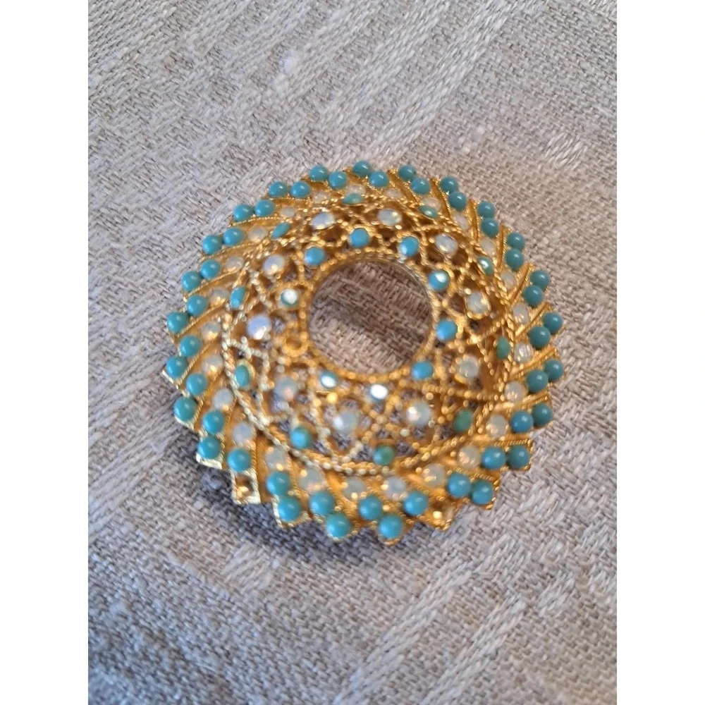 Sarah Coventry Brooches Set Of 3 Silver, Gold Tone Marked